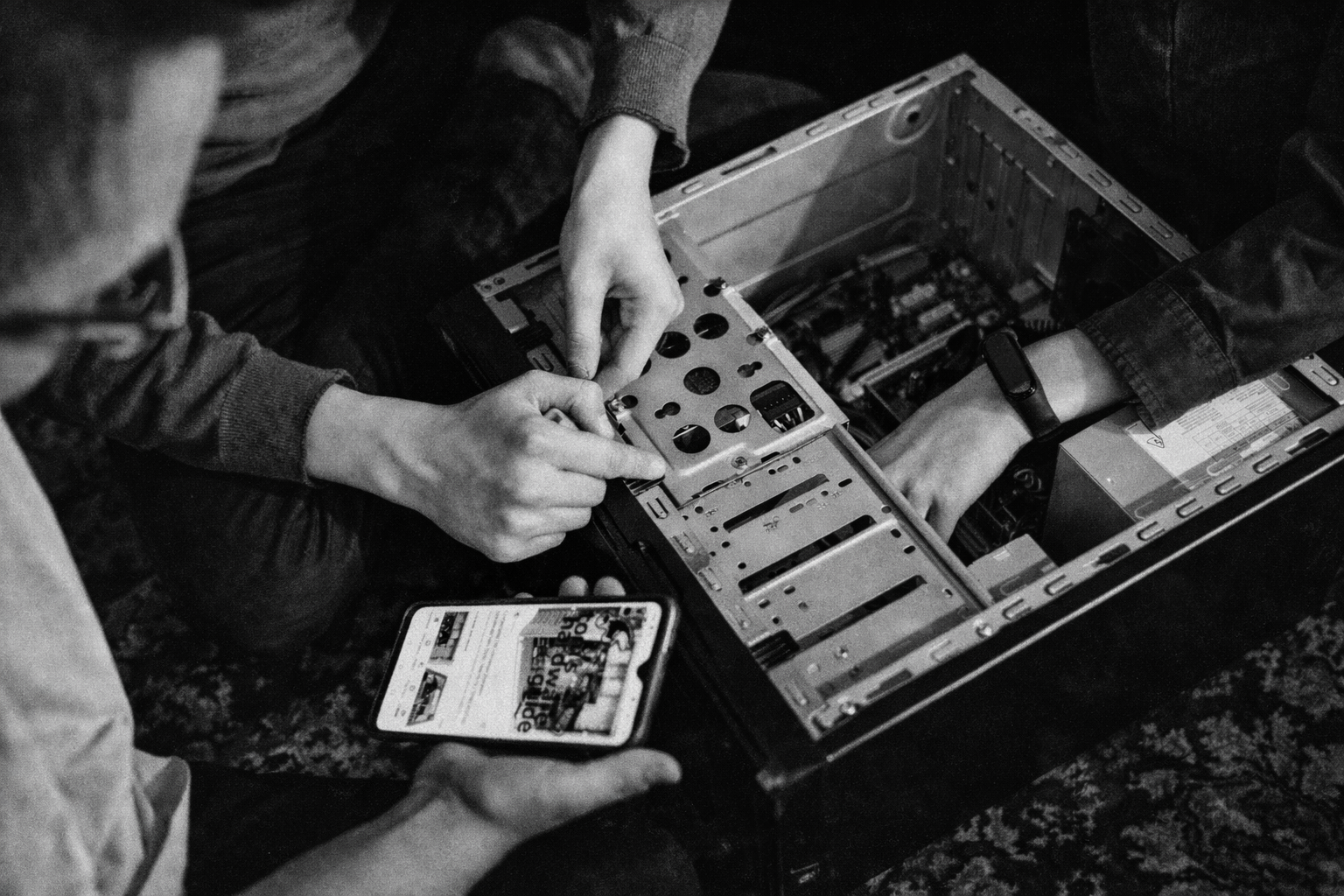 Computer repair and upgrade work